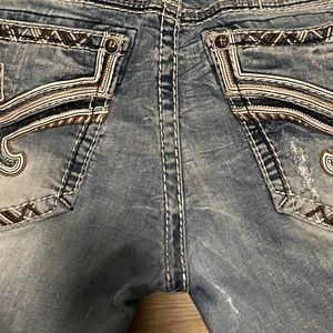 2 Pair Rock Revival Jeans. Size 33 and 34